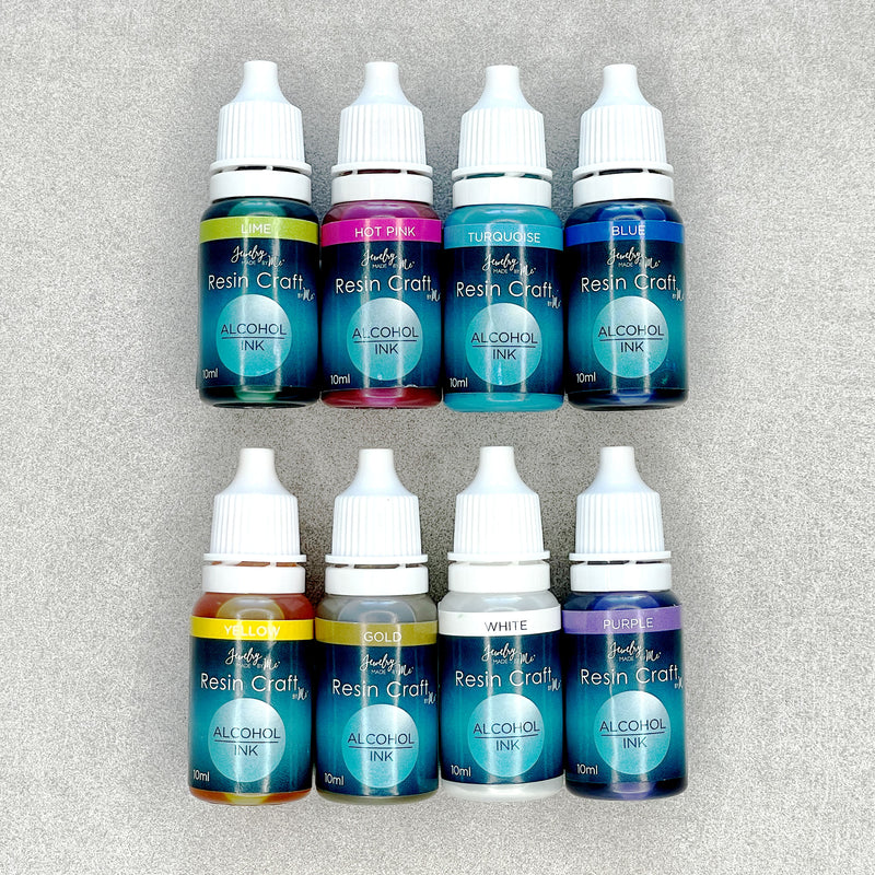 Assorted Alcohol Inks 8pc 10ml