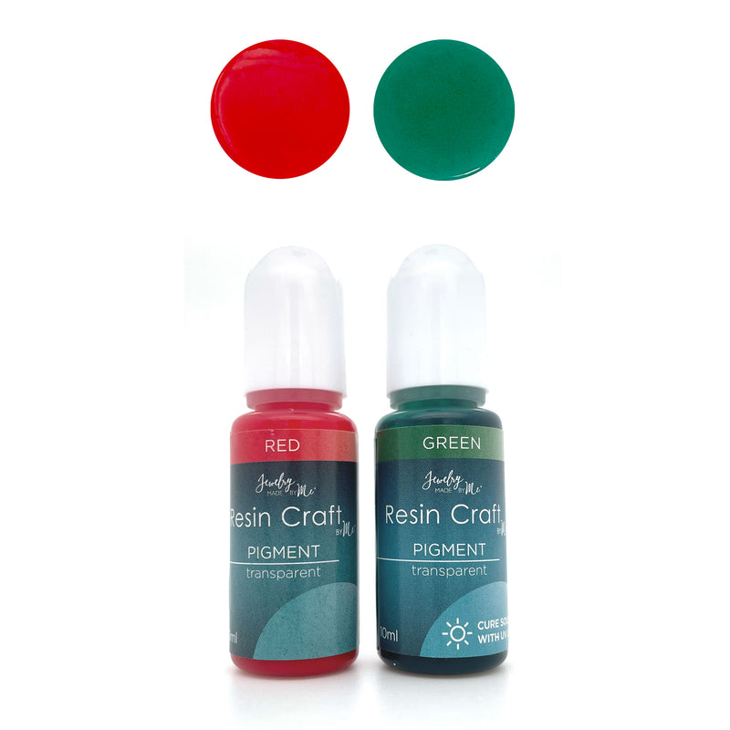 Red & Green Liquid Pigments 2pc 10ml