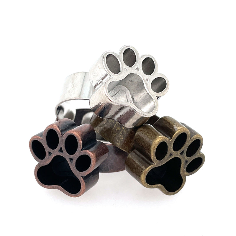 Copper Paw Deep Closed Bezel Ring