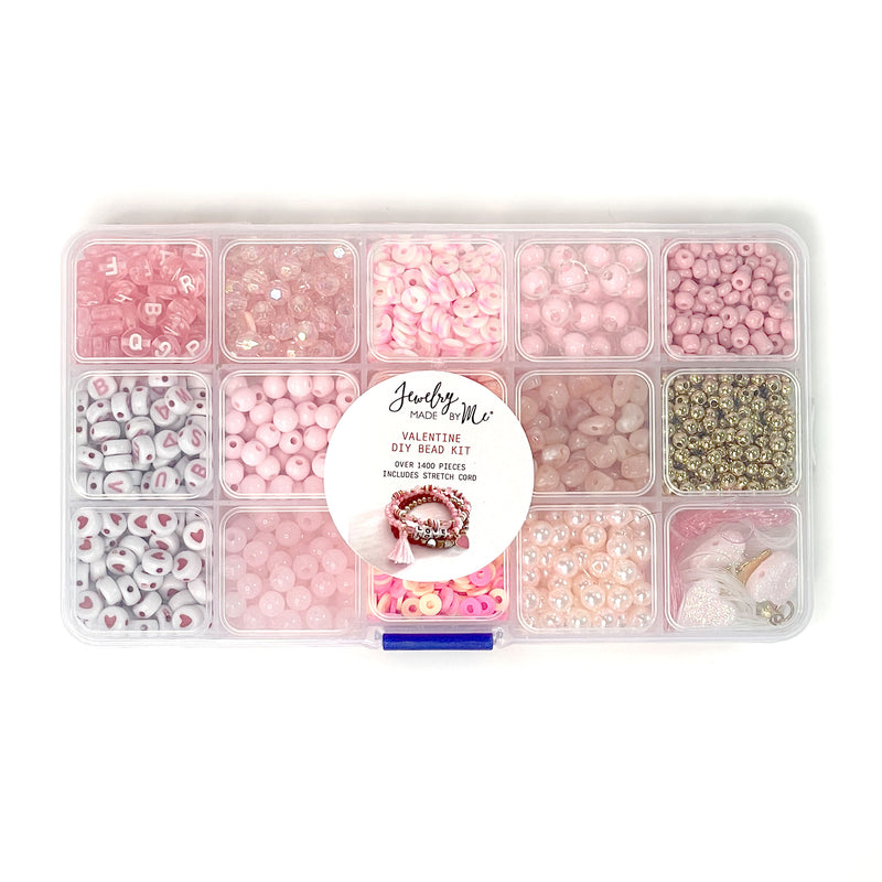 Pink Supreme Valentine Bead Box