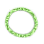 Solid Light Green Seed Bead Bracelet