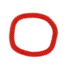 Solid Red Seed Bead Bracelet