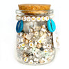 Summer Blue Shells Jar DIY Bead Kit