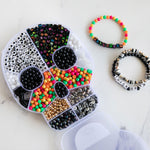 Bright Halloween Skull DIY Bead Box