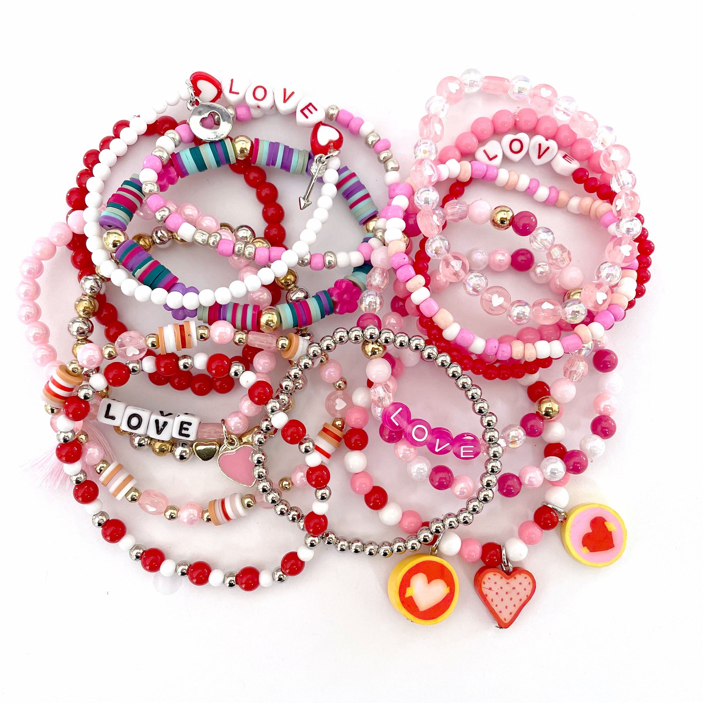 Valentine LOVE Convo Hearts Jar DIY Bead Kit – Jewelry Made by Me