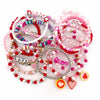 Pink Multi Color Heart Jar DIY Bead Kit