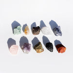 Assorted Crystal PDQ 25 pieces Includes Rose Quartz, Clear Crystal, Black Tourmaline, Sodalite and Amethyst
